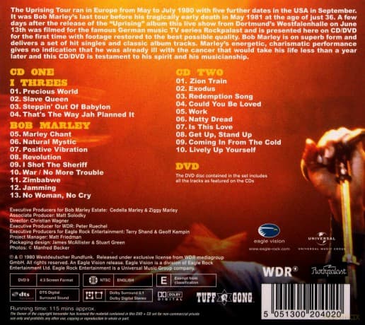 Bob Marley: Uprising Live