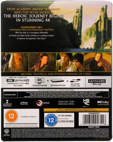 Władca Pierścieni: Drużyna Pierścienia (steelbook)