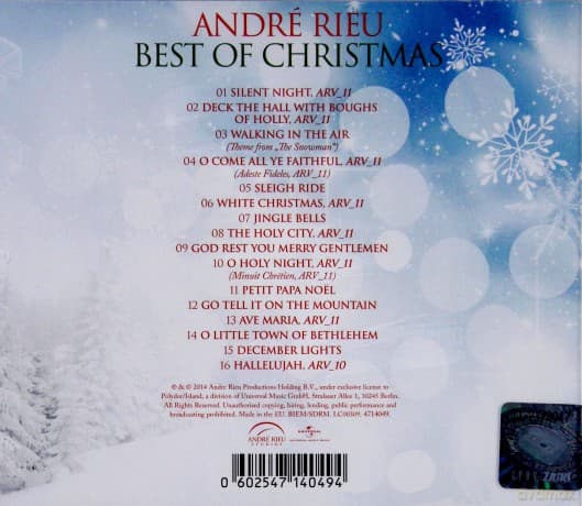 Andre Rieu: Best Of Christmas (Johann Strauss Orchestra)