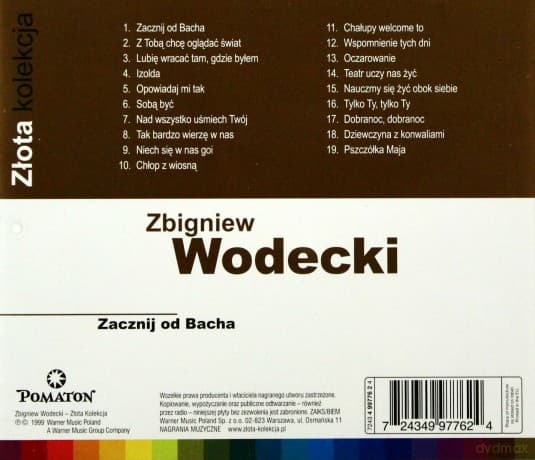 Zbigniew Wodecki: Złota Kolekcja (Zacznij od Bacha)