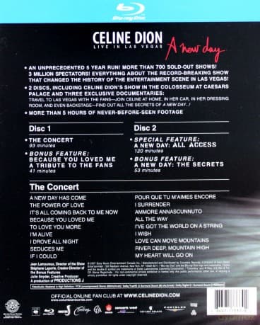 Celine Dion: Live In Las Vegas - A New Day... (digipack)