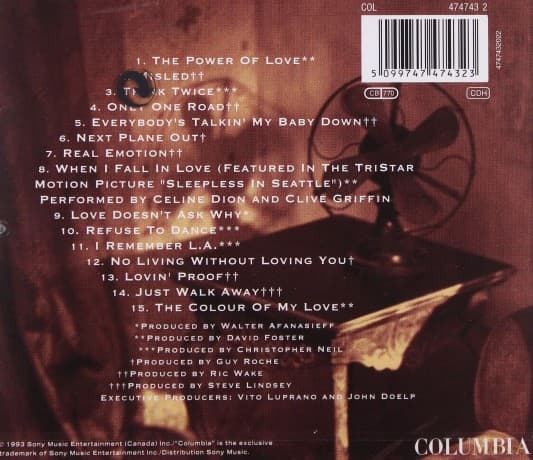 Celine Dion: The Colour Of My Love