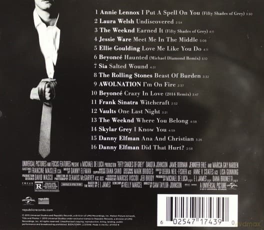 Fifty Shades Of Grey soundtrack (Pięćdziesiąt Twarzy Greya)