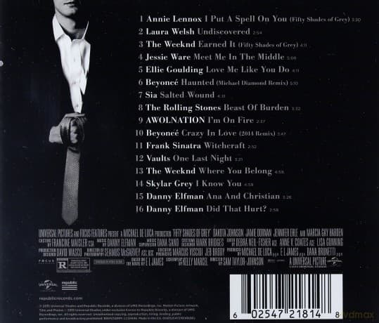 Fifty Shades Of Grey soundtrack (Pięćdziesiąt Twarzy Greya) (PL)