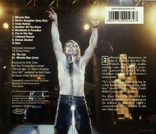 Ozzy Osbourne: No Rest for the Wicked