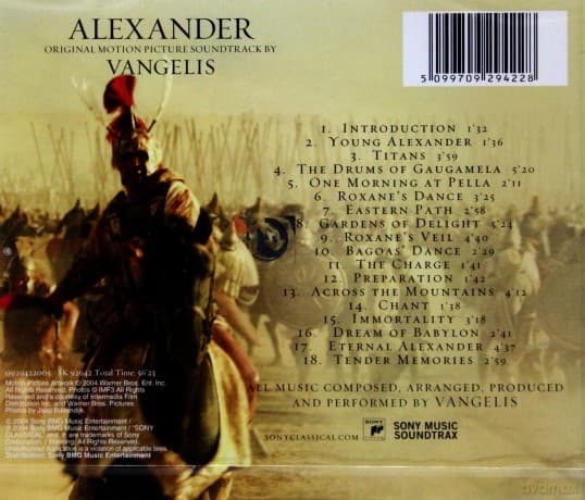 Vangelis: Alexander Soundtrack (Aleksander)