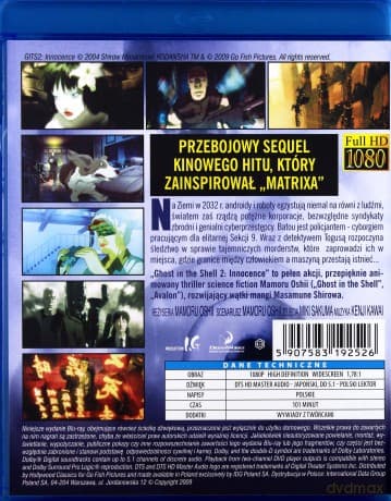 Ghost in the Shell 2: Innocence [Blu-Ray]