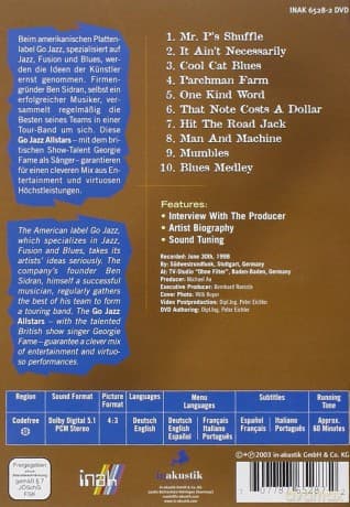 Go Jazz All Stars: In Concert - Ohne Filter