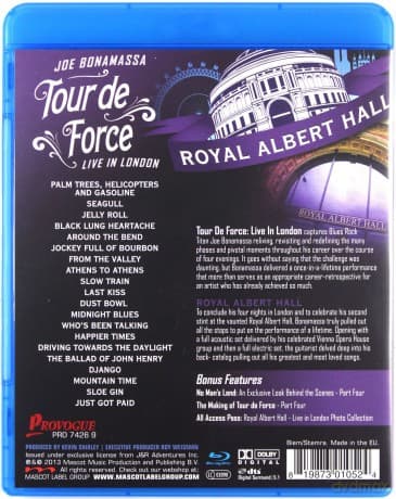 Joe Bonamassa: Tour De Force Live In London, Royal Albert Hall