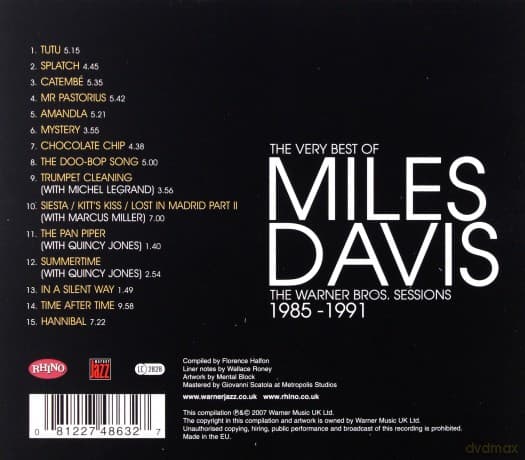 Miles Davis: The Very Best Of The Warner Bros Sessions 1985-1991