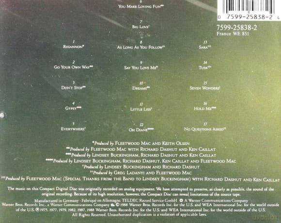 Fleetwood Mac: Greatest Hits