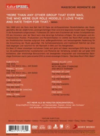 Rock And Roll Hall Of Fame - Message Of Love