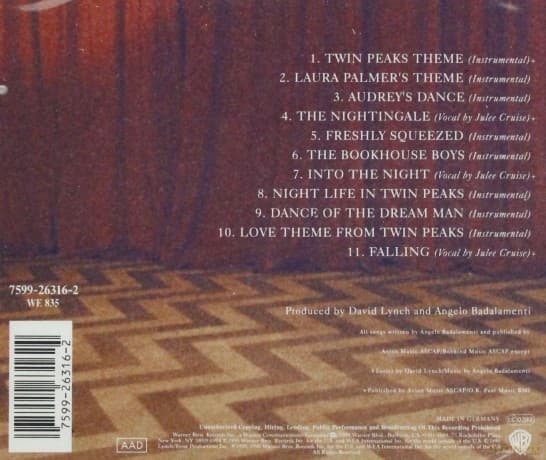 Twin Peaks soundtrack (Angelo Badalamenti)