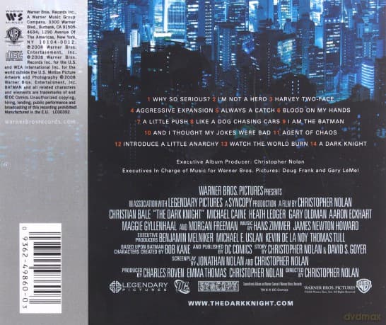 The Dark Knight soundtrack (Mroczny Rycerz)