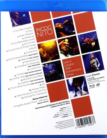 Incognito: Live In London - 35th Anniversary Show