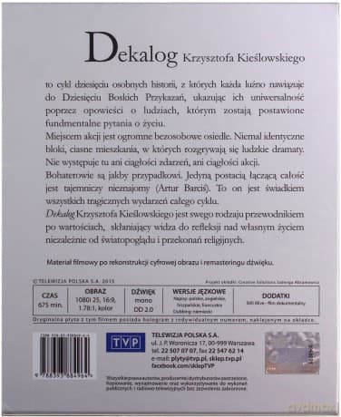 Dekalog (wersja po rekonstrukcji) (+dodatki)