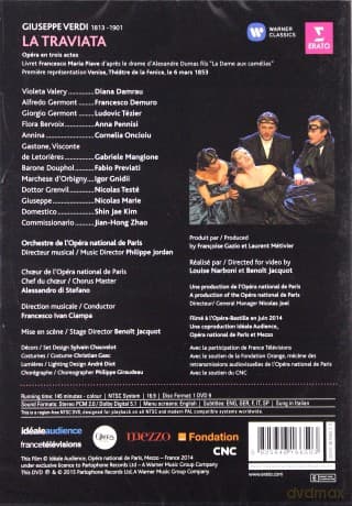 Diana Damrau & Orchestre Et Choeur De L'opera National De Paris & Francesco Ivan Ciampa: Verdi: La Traviata Opera National De Paris / Bastille