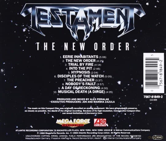 Testament: The New Order