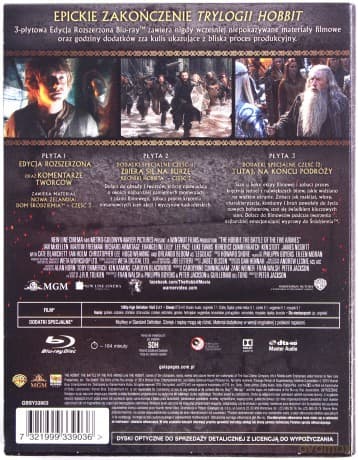 Hobbit: Bitwa Pięciu Armii Wydanie Rozszerzone