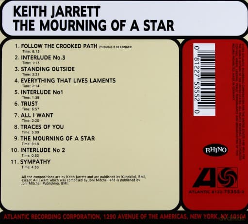 Keith Jarrett: The Mourning Of A Star