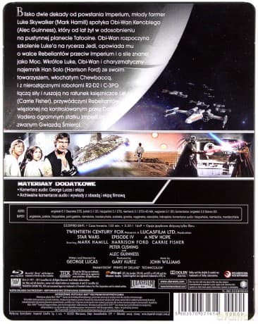 Gwiezdne Wojny: Kompletna Saga I-VI (Star Wars) (steelbook) Pakiet