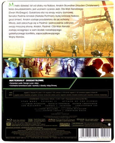 Gwiezdne Wojny: Kompletna Saga I-VI (Star Wars) (steelbook) Pakiet