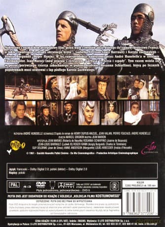 Kolekcja filmu kostiumowego: Garbus /Neron: Władca imperium /Augustus: Pierwszy cesarz /Cud wilków /Trzej muszkieterowie /Tajemnice Paryża /Człowiek w żelaznej masce /Kawaler Króla (booklet)