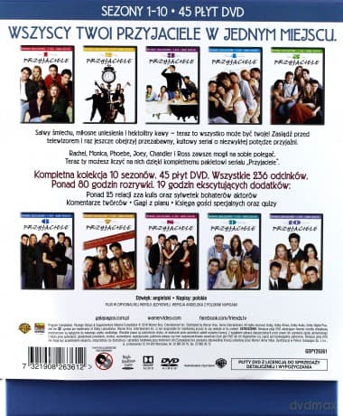 Przyjaciele Kolekcja Sezon 1-10