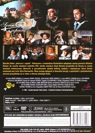 Kolekcja francuskiego filmu kostiumowego: Angelika i król / Angelika i sułtan / Angelika wśród piratów / Cud wilków / Człowiek w żelaznej masce /  Garbus / Kawaler Króla Jegomości / Markiza Angelika /  Piękna Angelika i inne Pakiet