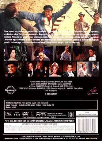 Kolekcja francuskiego filmu kostiumowego: Angelika i król / Angelika i sułtan / Angelika wśród piratów / Cud wilków / Człowiek w żelaznej masce /  Garbus / Kawaler Króla Jegomości / Markiza Angelika /  Piękna Angelika i inne Pakiet