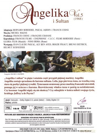 Kolekcja francuskiego filmu kostiumowego: Angelika i król / Angelika i sułtan / Angelika wśród piratów / Cud wilków / Człowiek w żelaznej masce /  Garbus / Kawaler Króla Jegomości / Markiza Angelika /  Piękna Angelika i inne Pakiet