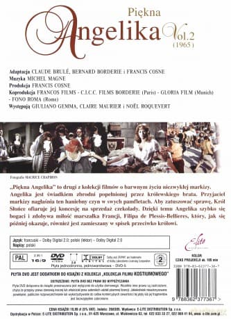 Kolekcja francuskiego filmu kostiumowego: Angelika i król / Angelika i sułtan / Angelika wśród piratów / Cud wilków / Człowiek w żelaznej masce /  Garbus / Kawaler Króla Jegomości / Markiza Angelika /  Piękna Angelika i inne Pakiet