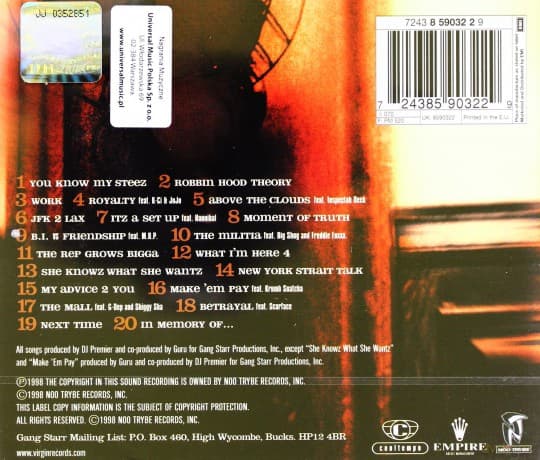 Gang Starr: Momenth Of Truth