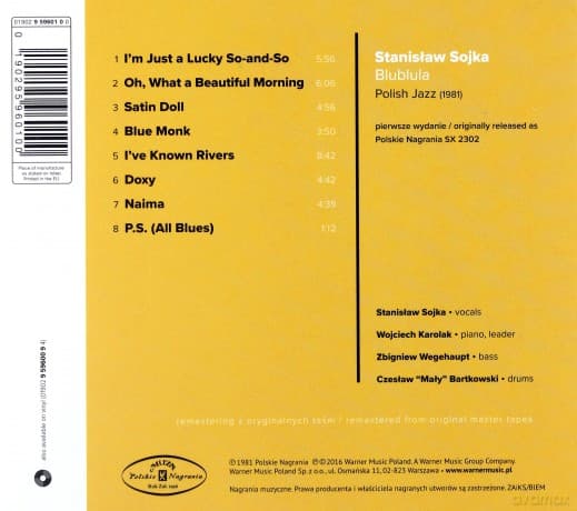 Stanisław Soyka: Blublula (Polish Jazz)