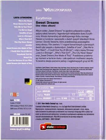 Eurythmics: Sweet Dreams (Ikony Muzyki Koncerty) (booklet)