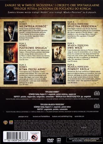 Śródziemie Kompletna Kolekcja 6 Filmów