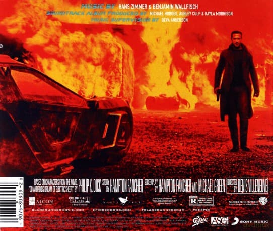 Blade Runner 2049 soundtrack (Hans Zimmer & Benjamin Wallfisch)