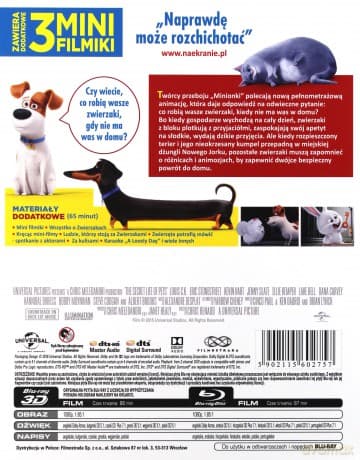 Sekretne Życie Zwierzaków Domowych (steelbook)