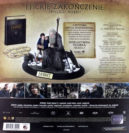 Hobbit: Bitwa Pięciu Armii Wydanie Rozszerzone z Figurką