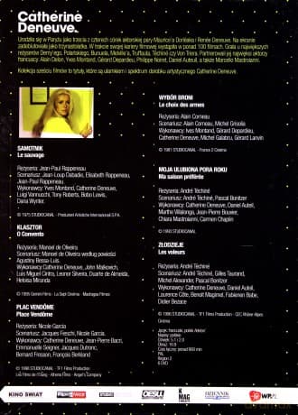 Catherine Deneuve Kolekcja: Moja ulubiona pora roku / Plac Vendome / Wybór broni / Samotnik / Klasztor / Złodzieje