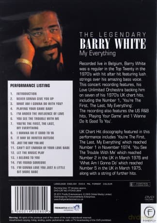 The Legendary Barry White In Concert