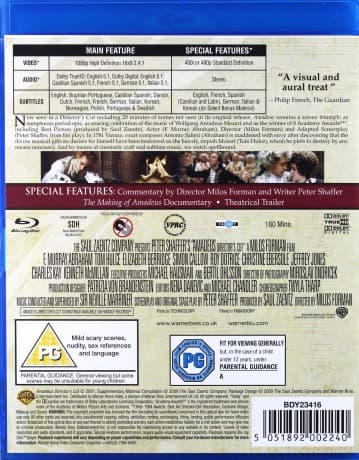 Amadeusz (Wersja reżyserska) Blu-Ray]