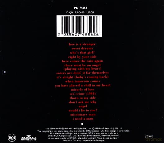 Eurythmics: Greatest Hits