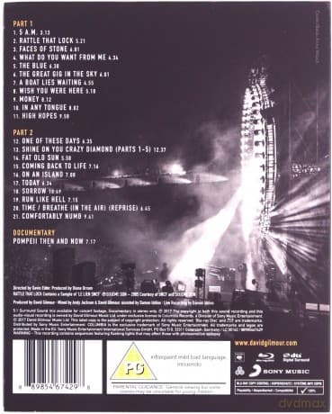 David Gilmour: Live At Pompeii