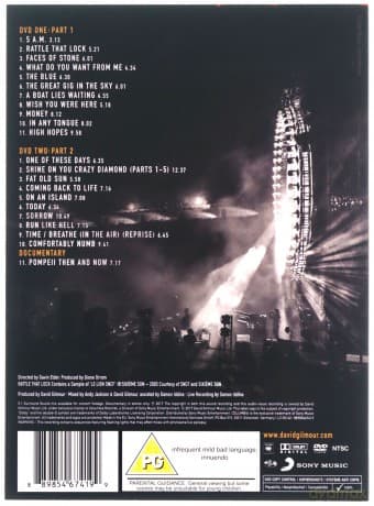 David Gilmour: Live At Pompeii