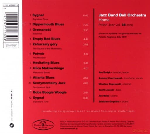 Jazz Band Ball Orchestra: Home (Polish Jazz)