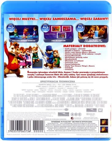 Alvin i wiewiórki 2