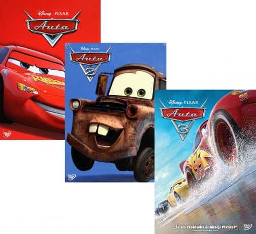 Auta / Auta 2 / Auta 3 Pakiet (Disney)