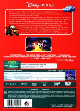 Auta / Auta 2 / Auta 3 Pakiet (Disney)