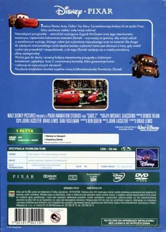 Auta / Auta 2 / Auta 3 Pakiet (Disney)